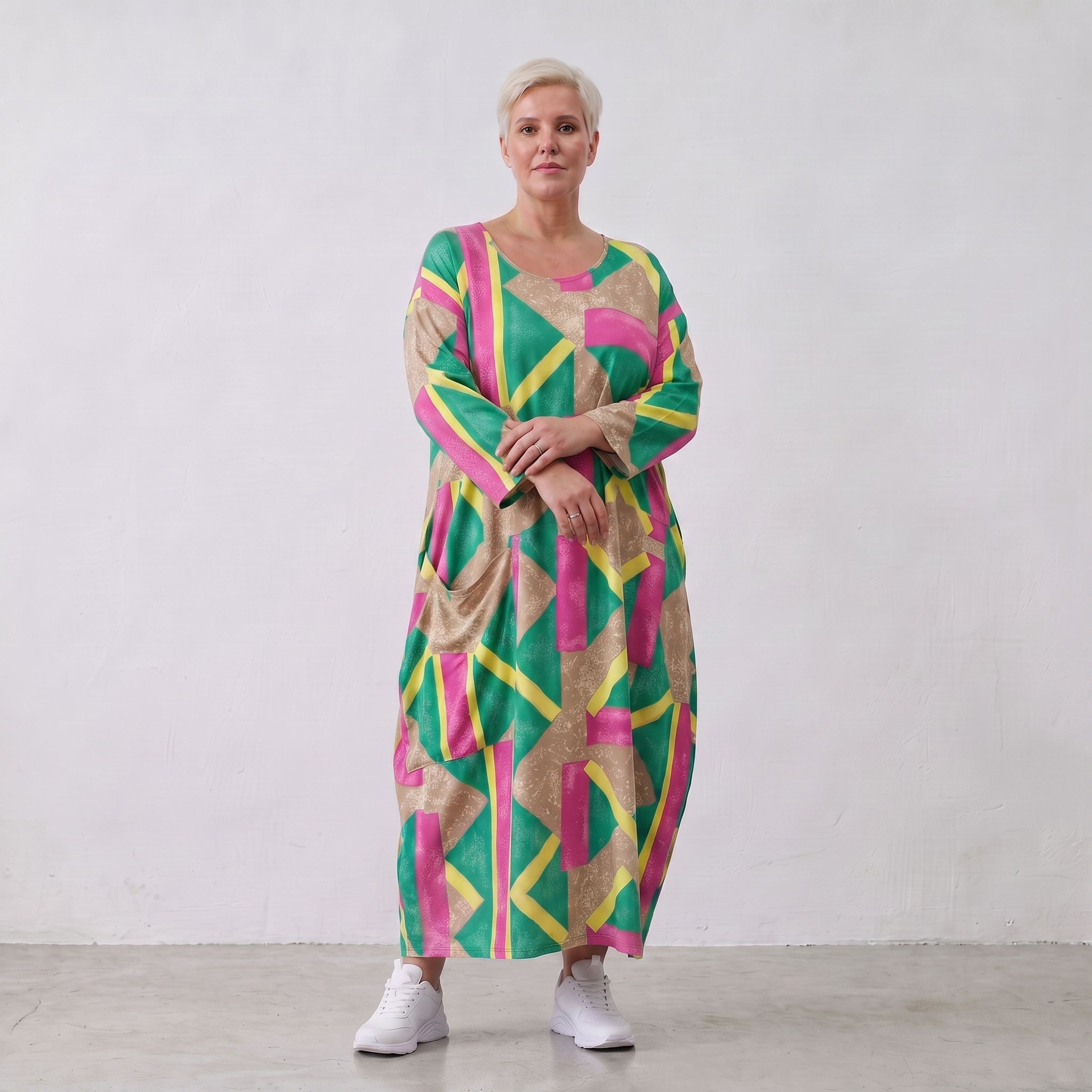 AKH Fashion · Kleid · Nicolle · 7016 · CanvasGreen