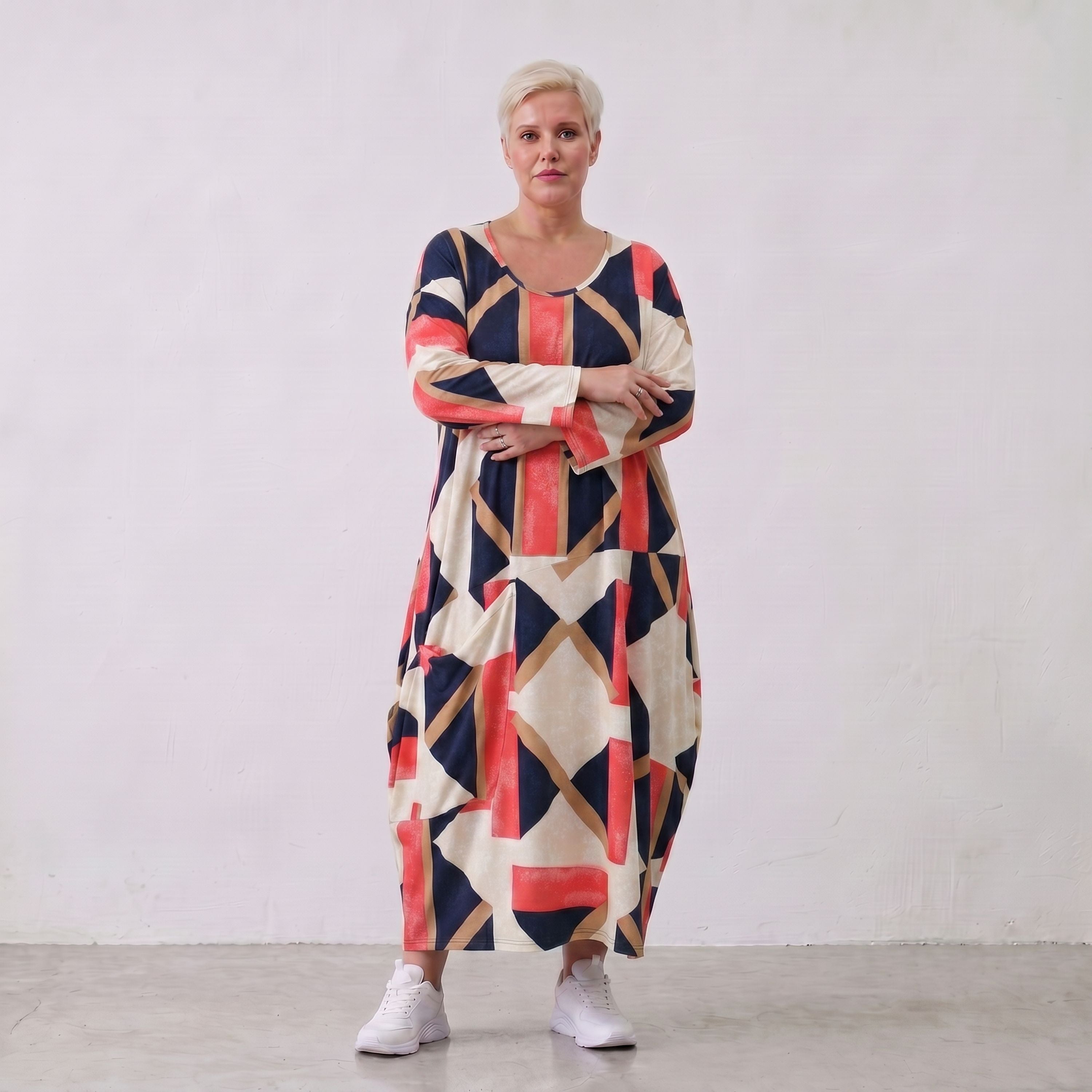 AKH Fashion · Kleid · Nicolle · 7016 · MosaicRed