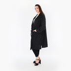 AKH Premium 7188 Cardigan, Schwarz-Weiß