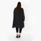 AKH Premium 7188 Cardigan, Schwarz-Weiß