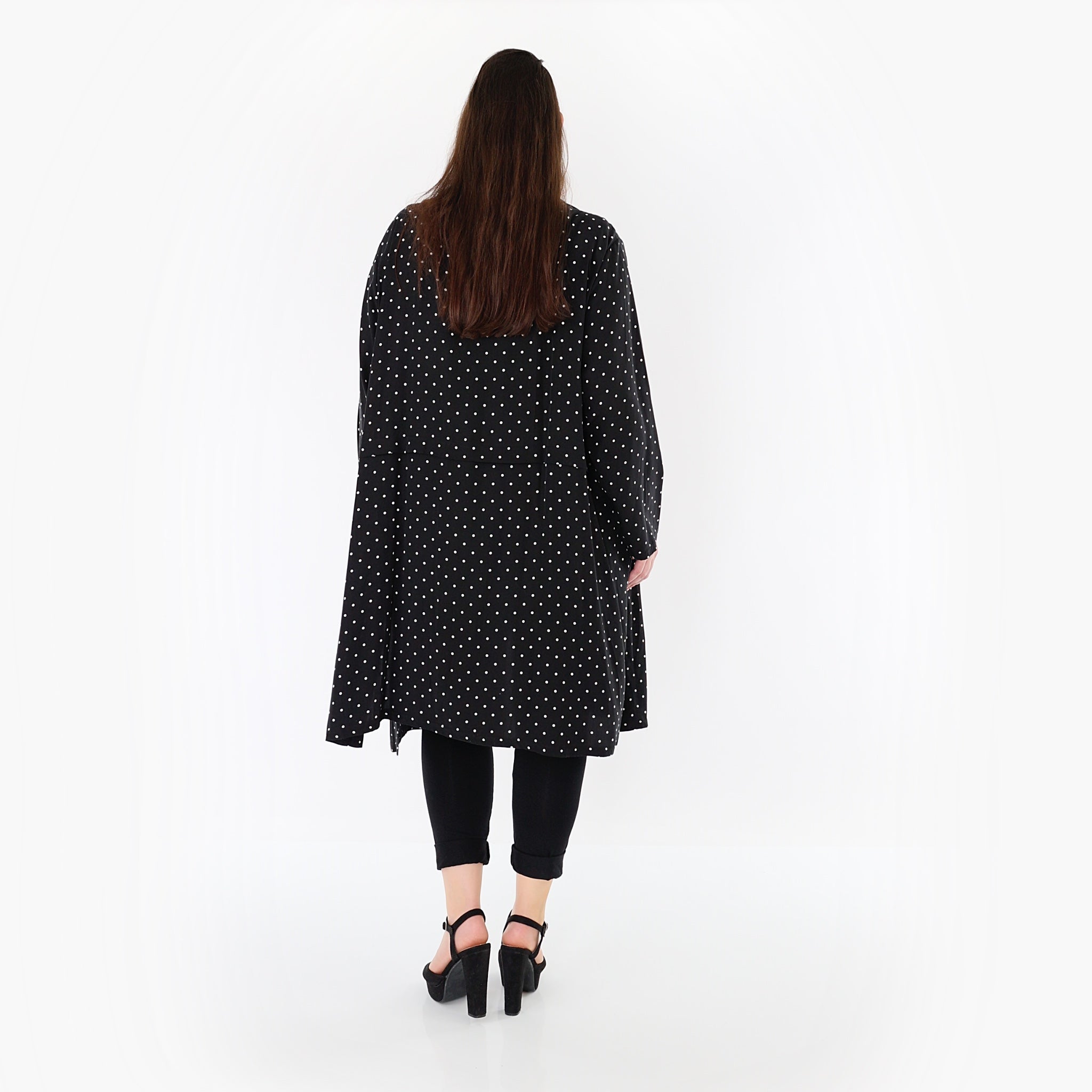AKH Premium 7188 Cardigan, Schwarz-Weiß