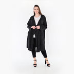 AKH Premium 7188 Cardigan, Schwarz-Weiß