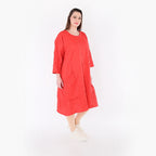AKH Premium Kleid 7016 Crushed, Rot