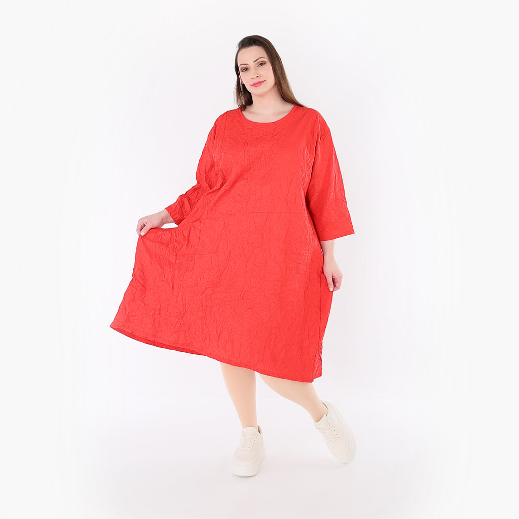 AKH Premium Kleid 7016 Crushed, Rot