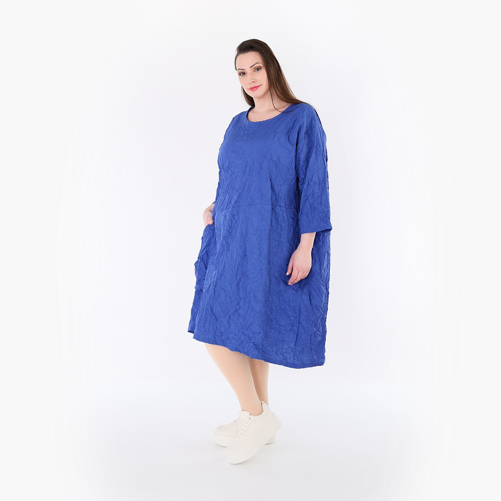 AKH Premium Kleid 7016 Crushed, Royalblau