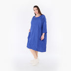 AKH Premium Kleid 7016 Crushed, Royalblau