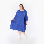AKH Premium Kleid 7016 Crushed, Royalblau