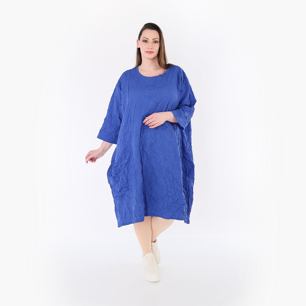 AKH Premium Kleid 7016 Crushed, Royalblau