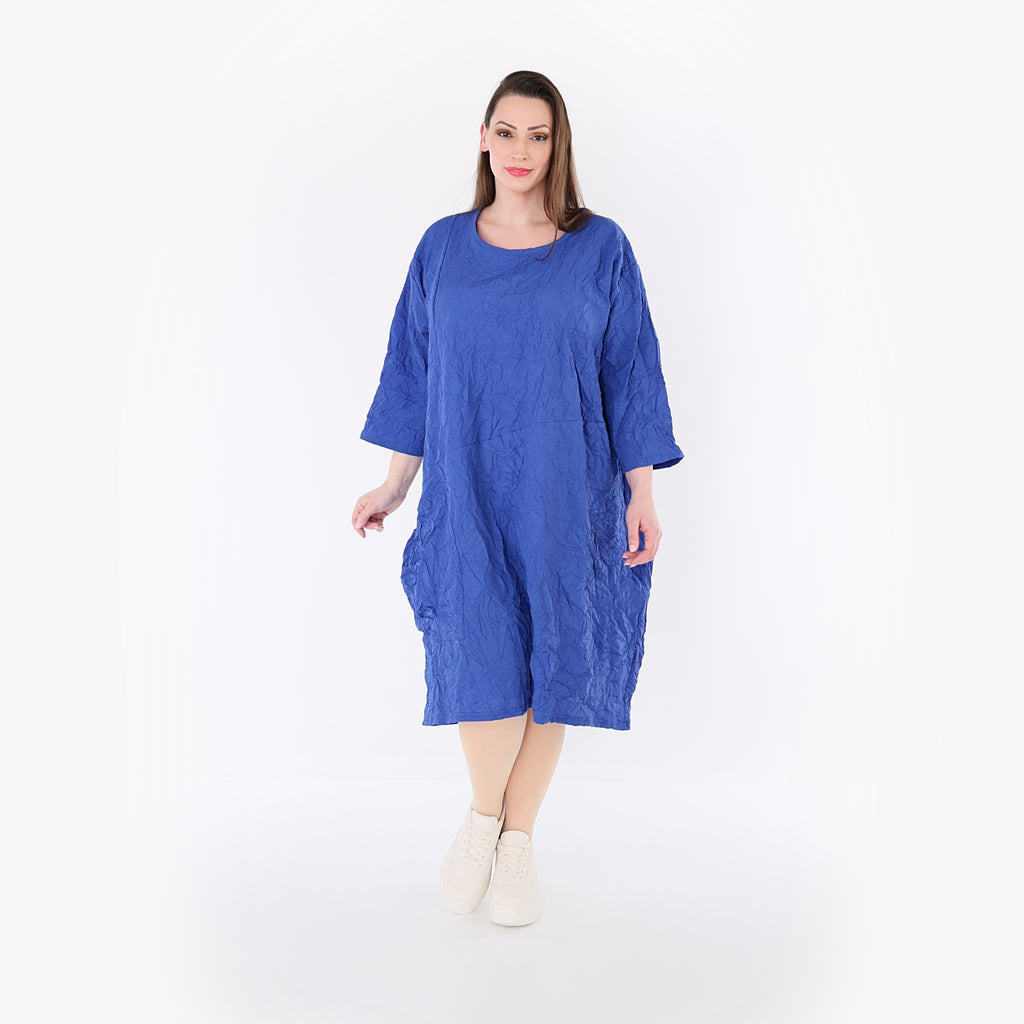 AKH Premium Kleid 7016 Crushed, Royalblau