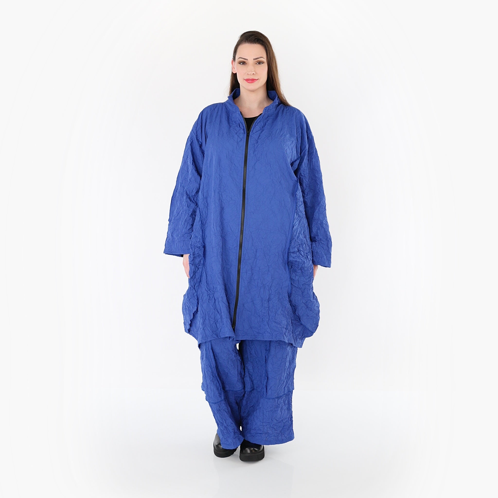 AKH Premium Jacke 7179 Crushed, Royalblau