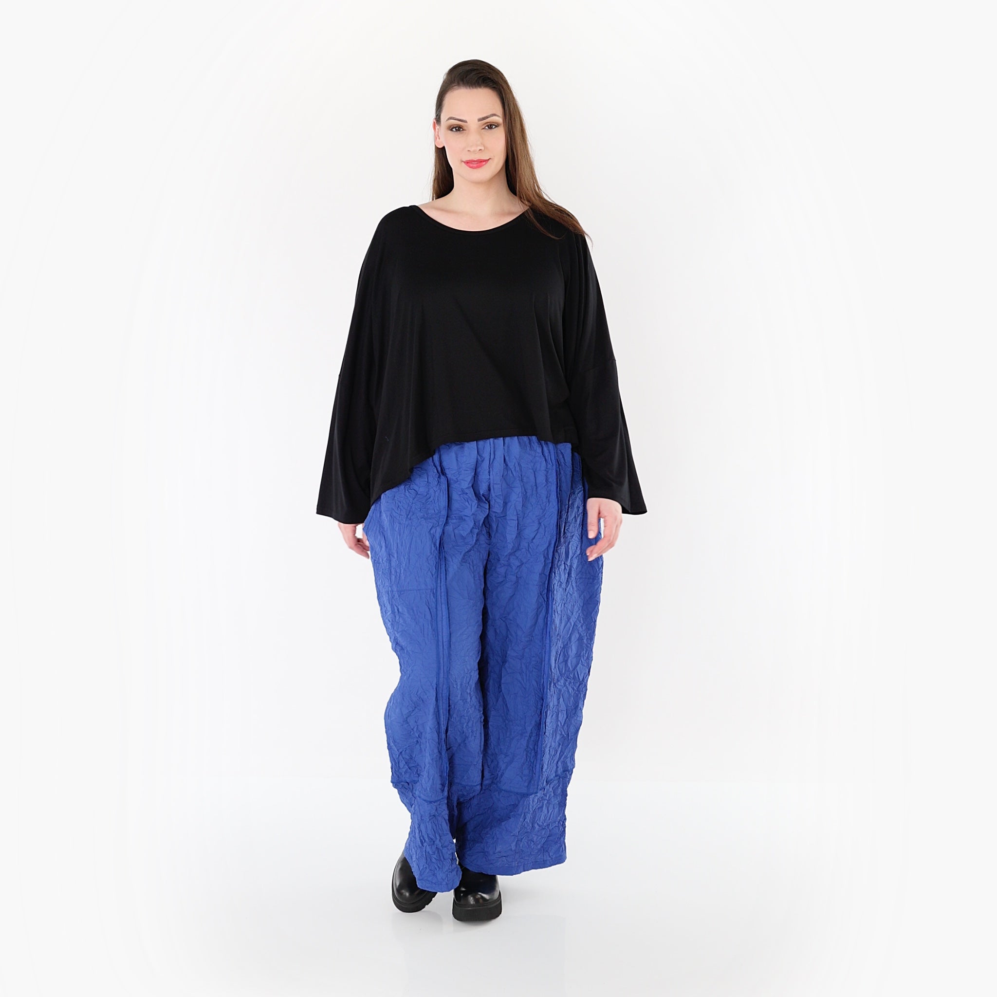 AKH Premium Hose 7189 Crushed, Royalblau