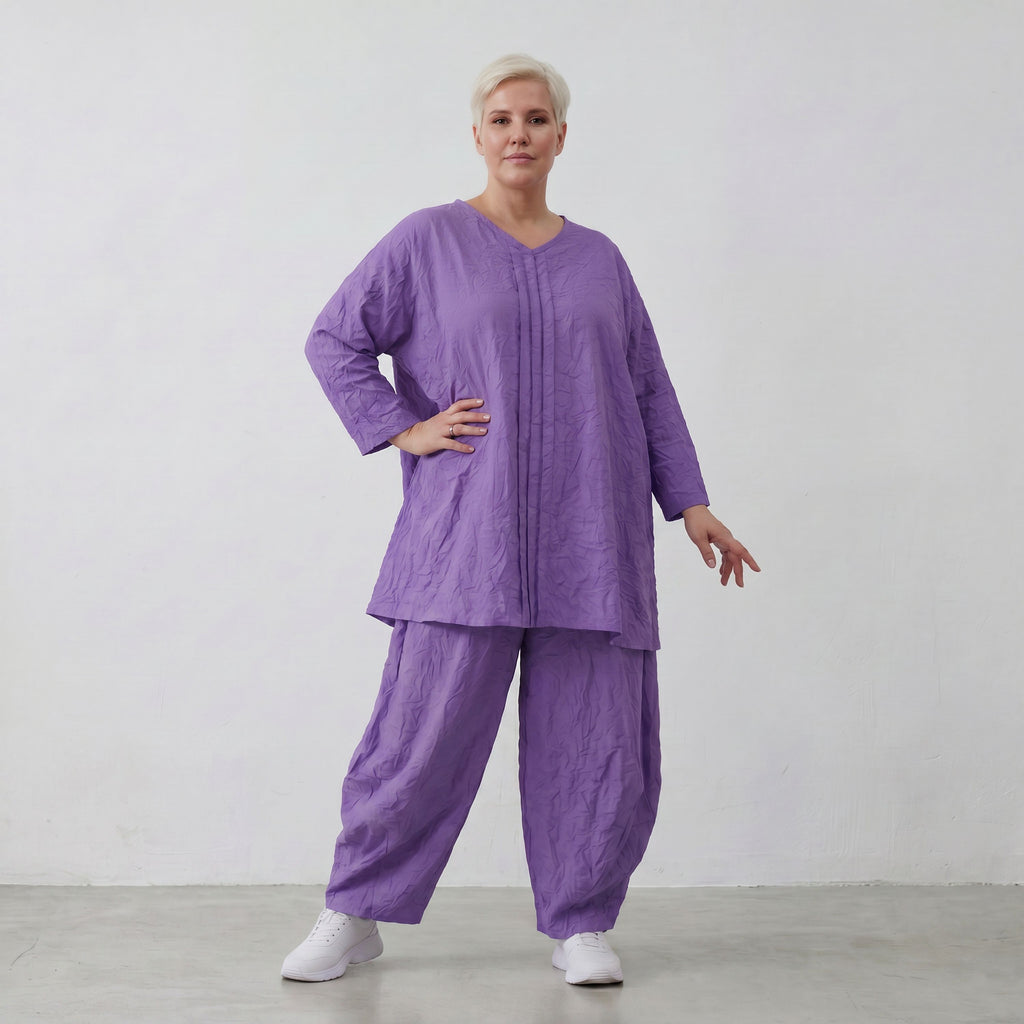 AKH Premium Shirt 7069 Crushed, Lila