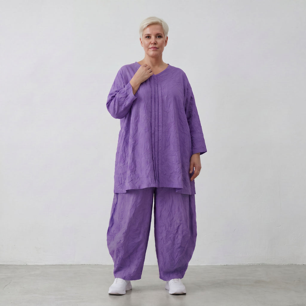 AKH Premium Shirt 7069 Crushed, Lila