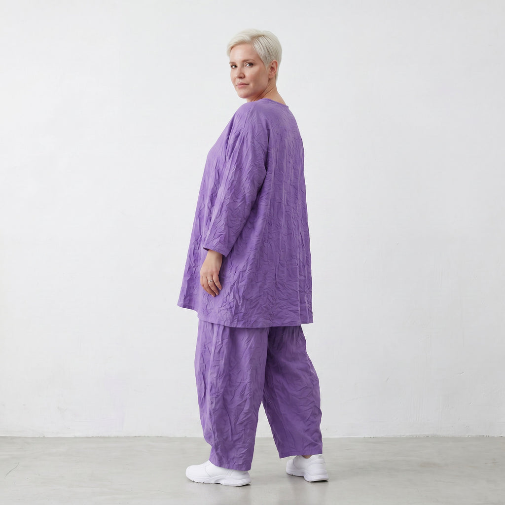 AKH Premium Shirt 7069 Crushed, Lila