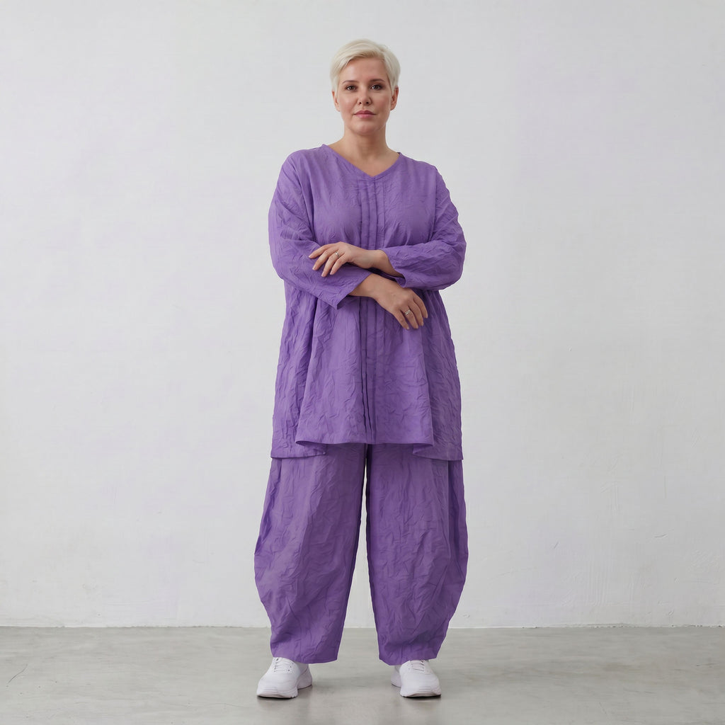 AKH Premium Shirt 7069 Crushed, Lila