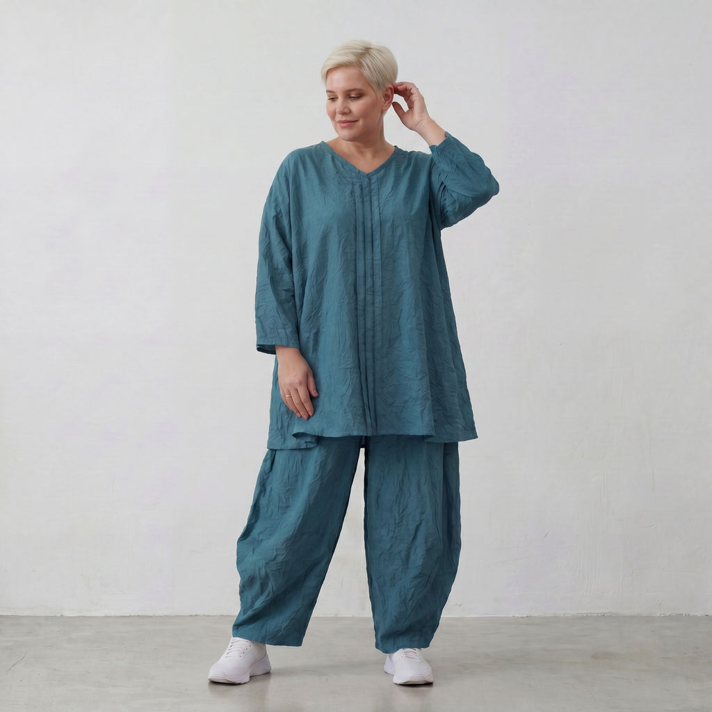 AKH Premium Shirt 7069 Crushed, Tannengrün