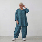 AKH Premium Shirt 7069 Crushed, Tannengrün