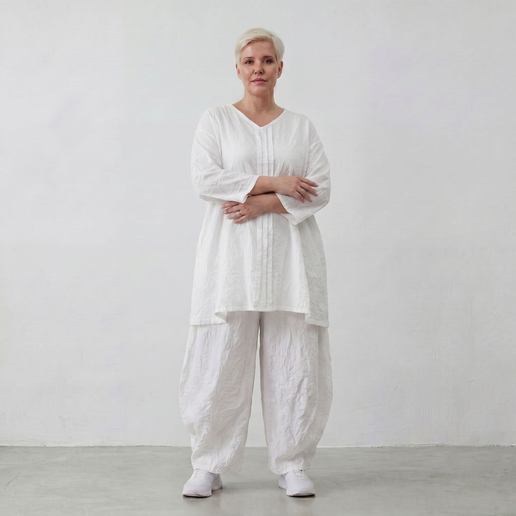 AKH Premium Shirt 7069 Crushed, Weiß