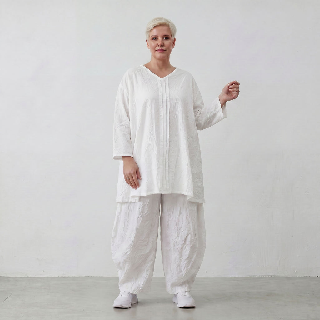 AKH Premium Shirt 7069 Crushed, Weiß