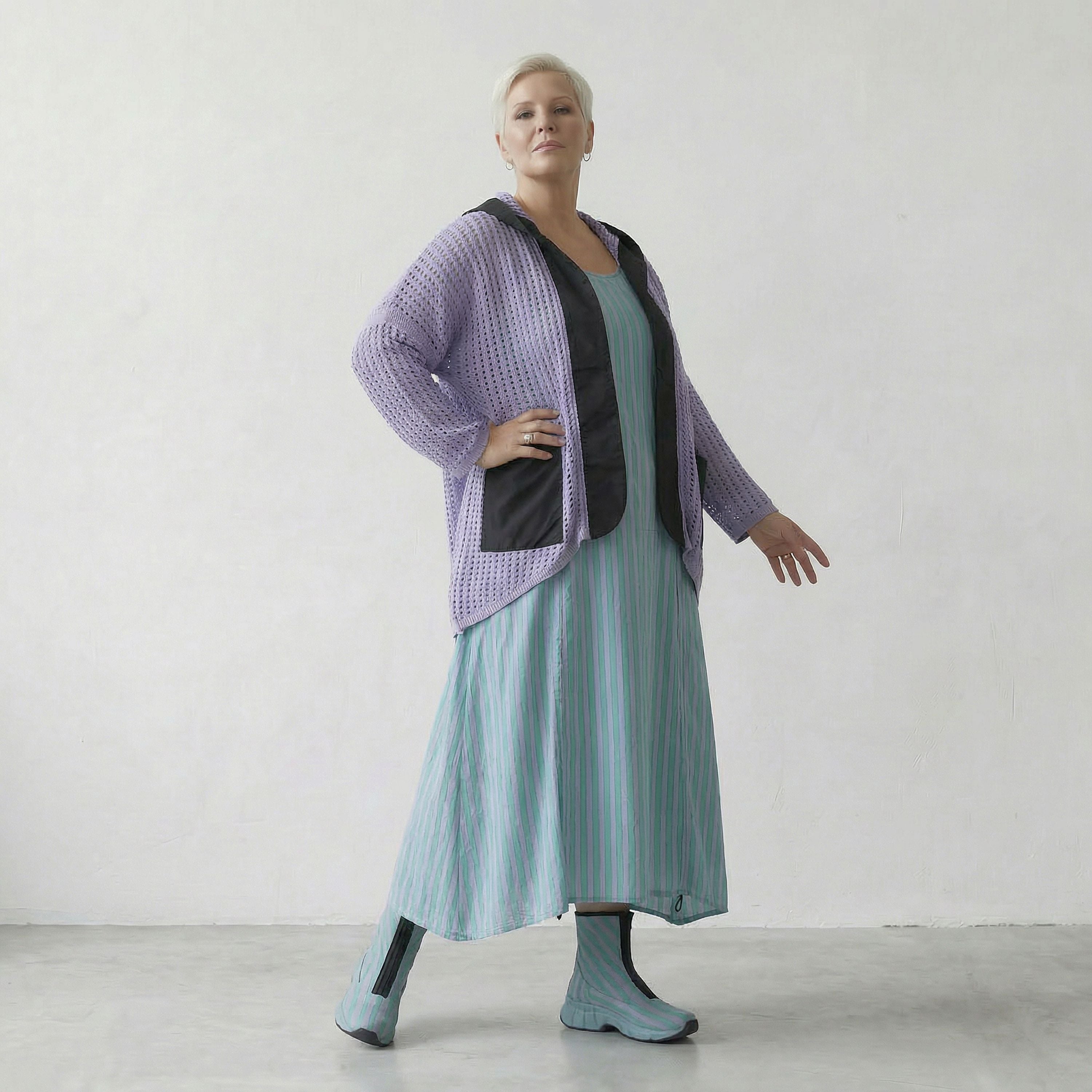 AKH Premium 2611-Cirella, Lilac-Black