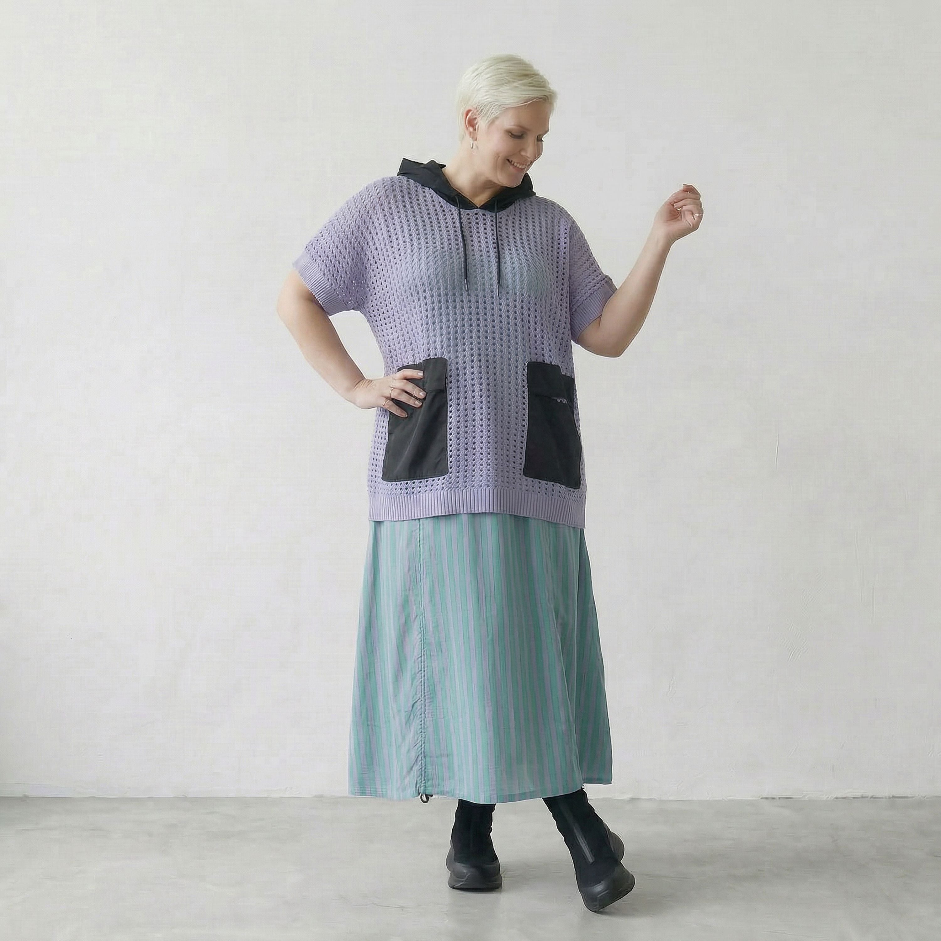 AKH Premium 2612-Cirella, Lilac-Black