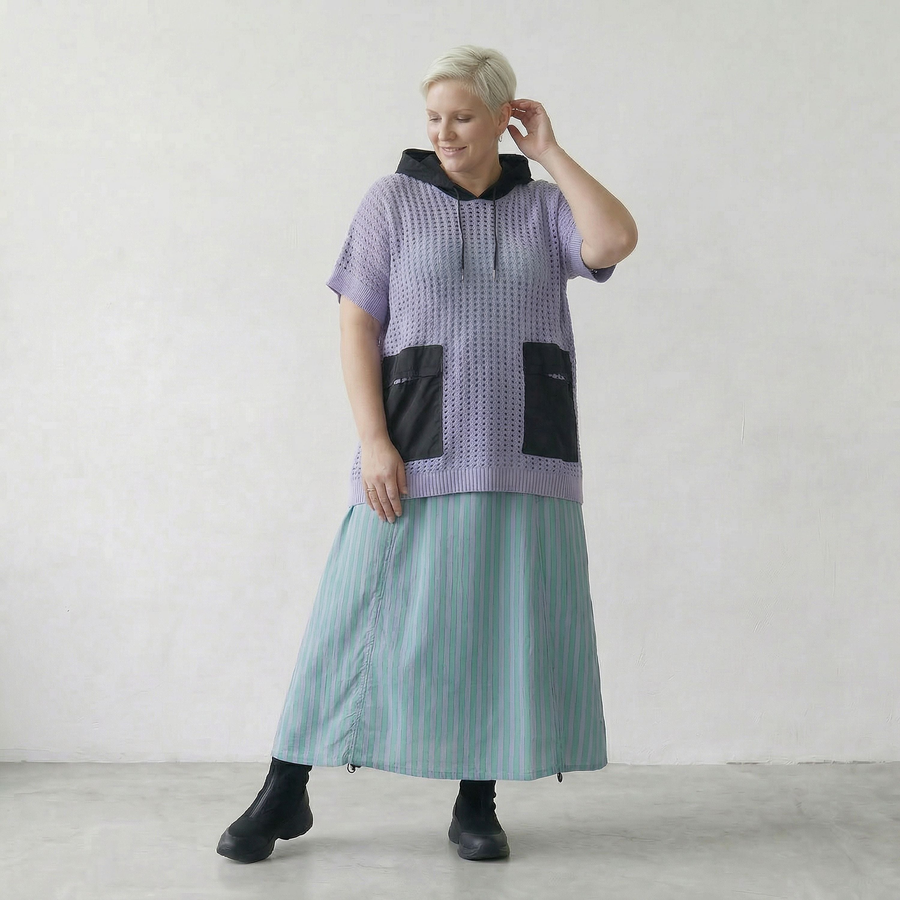AKH Premium 2612-Cirella, Lilac-Black