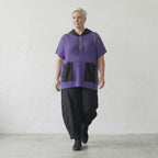 AKH Premium Shirt 2612 Cirella, Violett-Schwarz