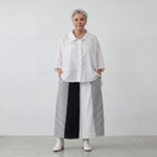 Luftige Damen-Bluse mit Hemdkragen aus feinem Baumwoll-Popeline