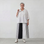 Luftige Damen-Bluse mit Hemdkragen aus feinem Baumwoll-Popeline