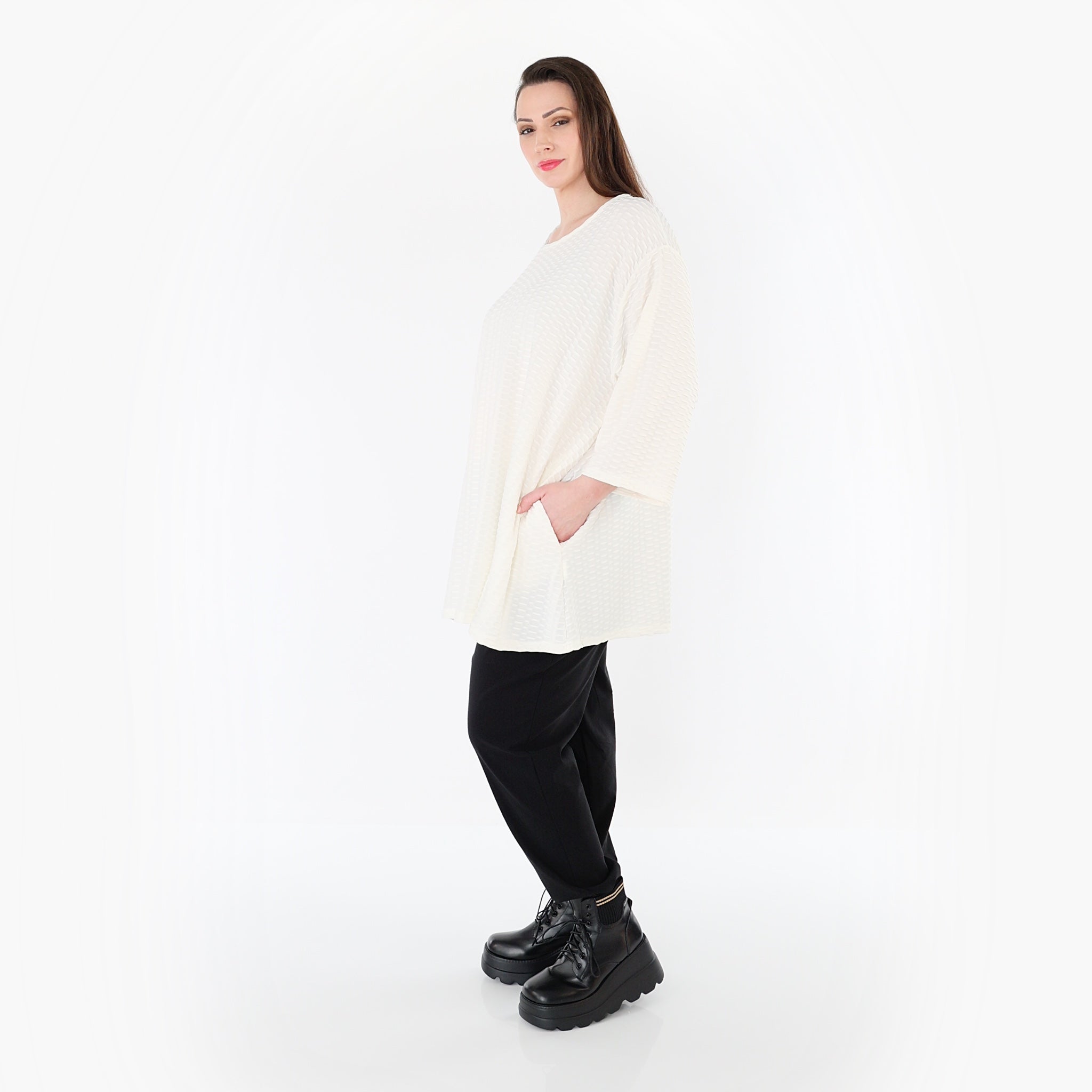 Papita 6936 Big Shirt, White