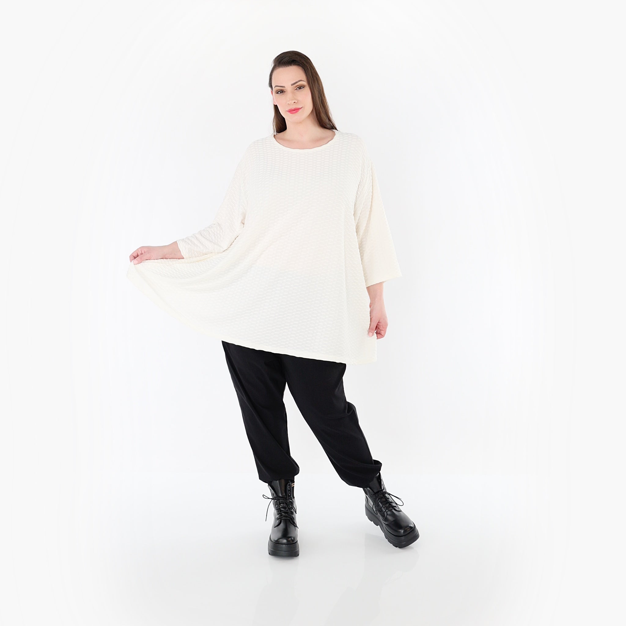 Papita 6936 Big Shirt, White