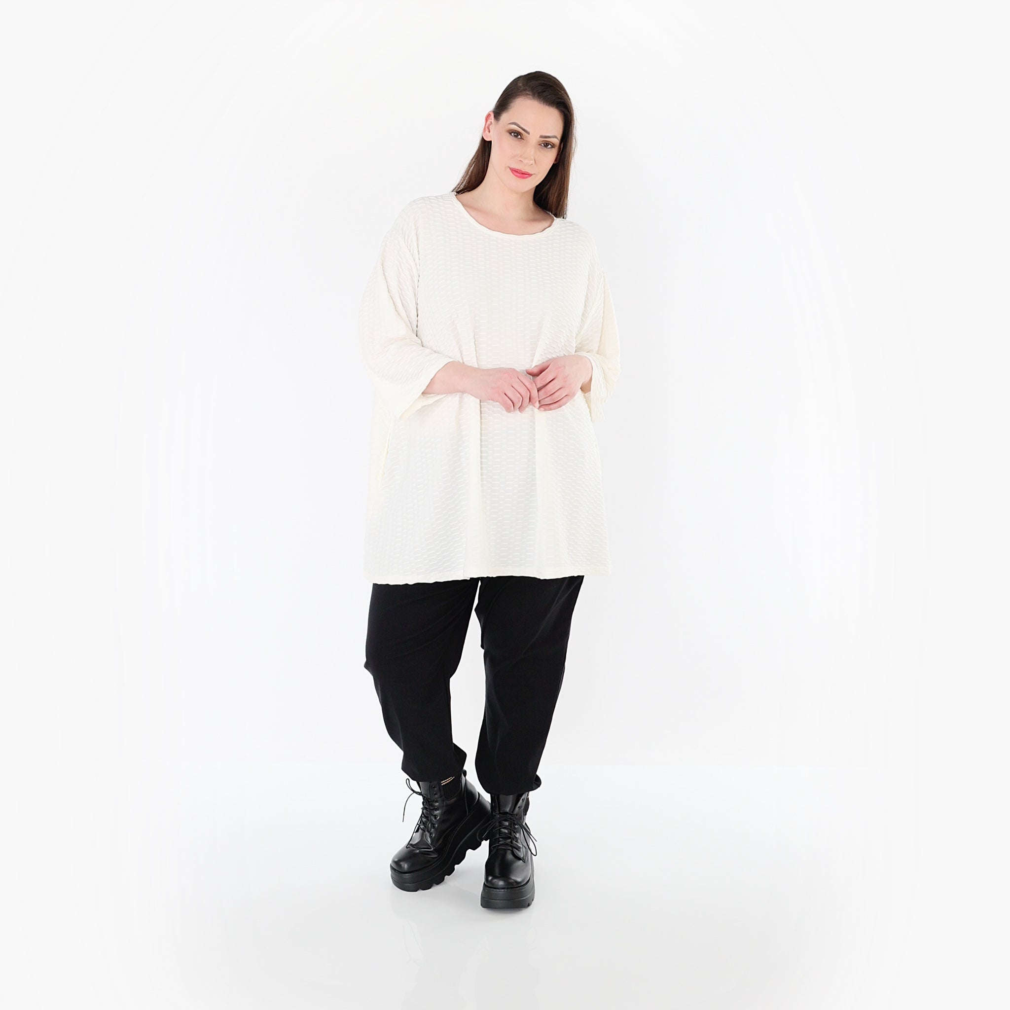 Papita 6936 Big Shirt, White