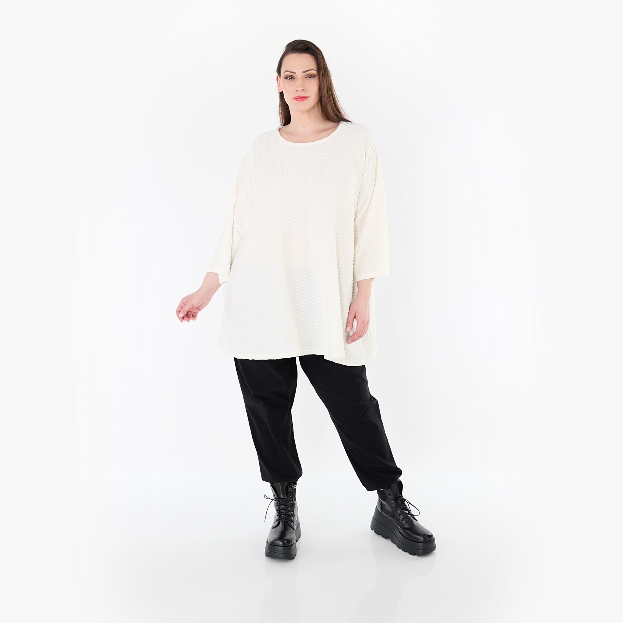 Papita 6936 Big Shirt, Weiß