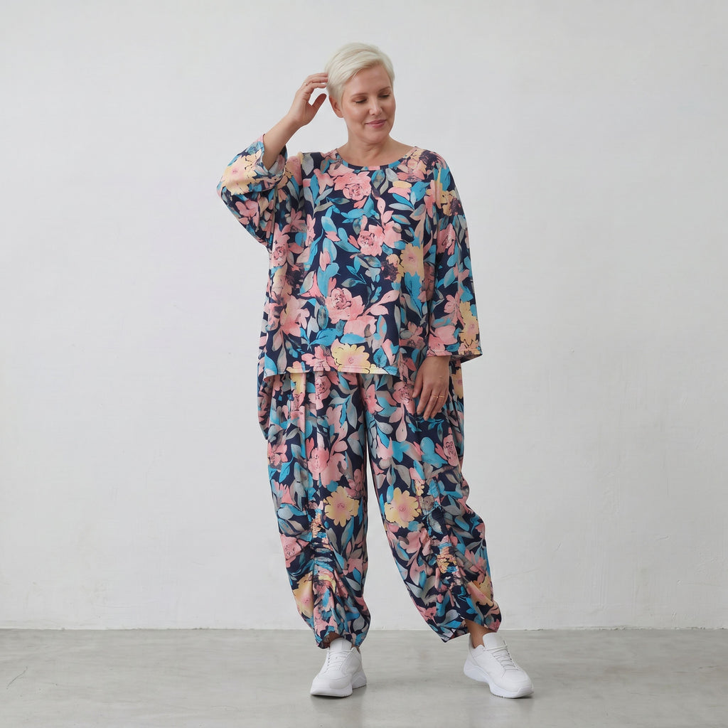 AKH Fashion · Shirt · Rayonia · 6680 · BlueOrchid