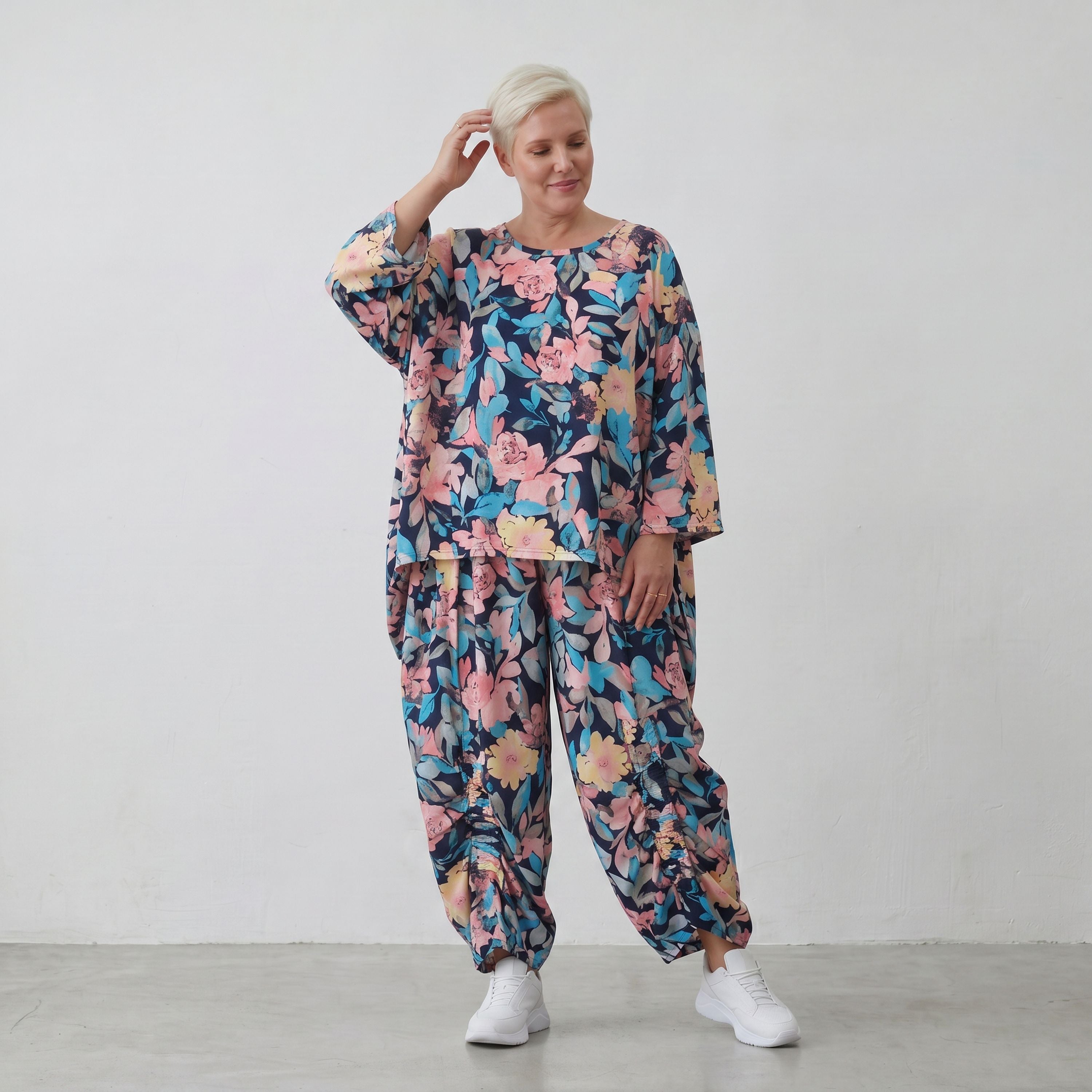 AKH Fashion · Shirt · Rayonia · 6680 · BlueOrchid