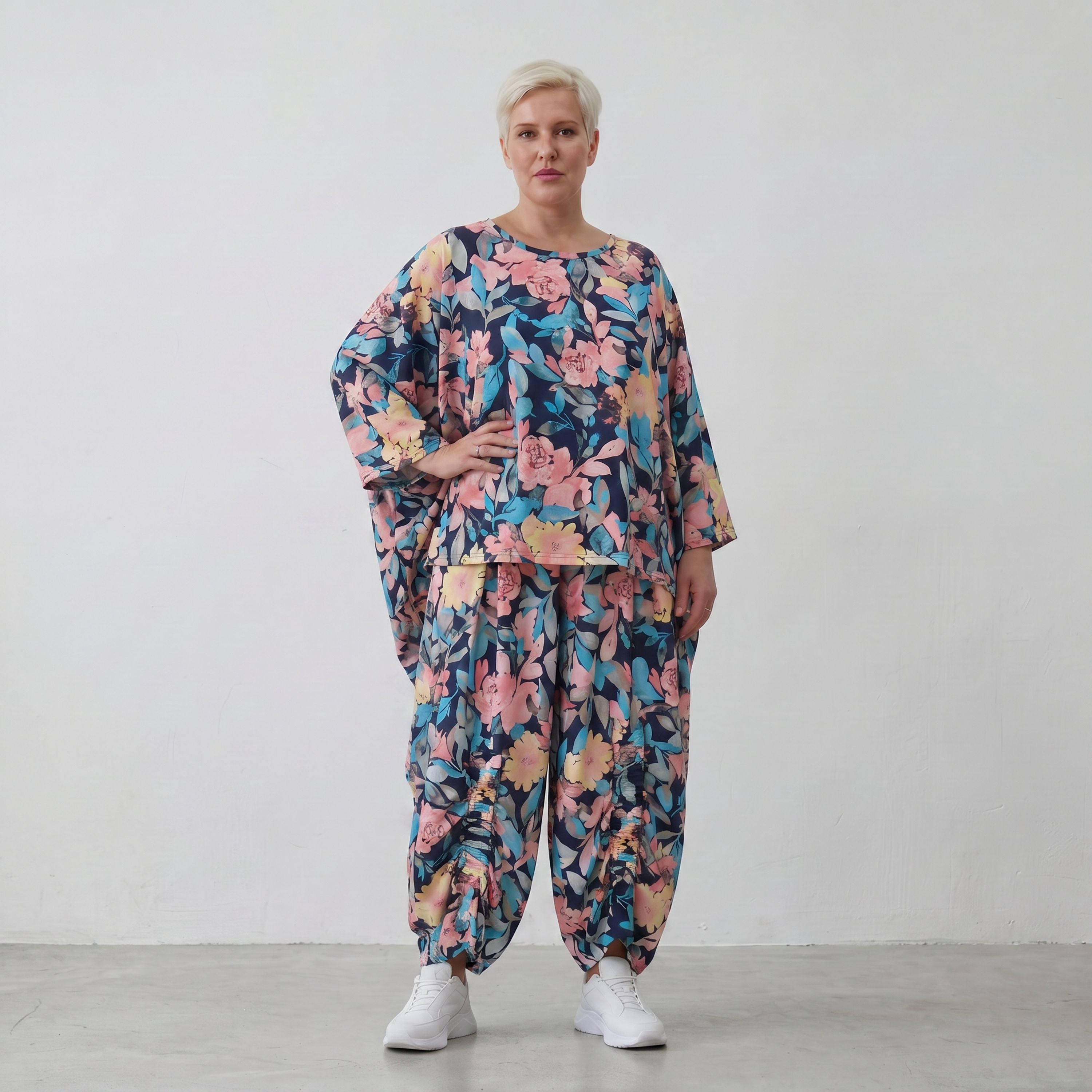 AKH Fashion · Shirt · Rayonia · 6680 · BlueOrchid