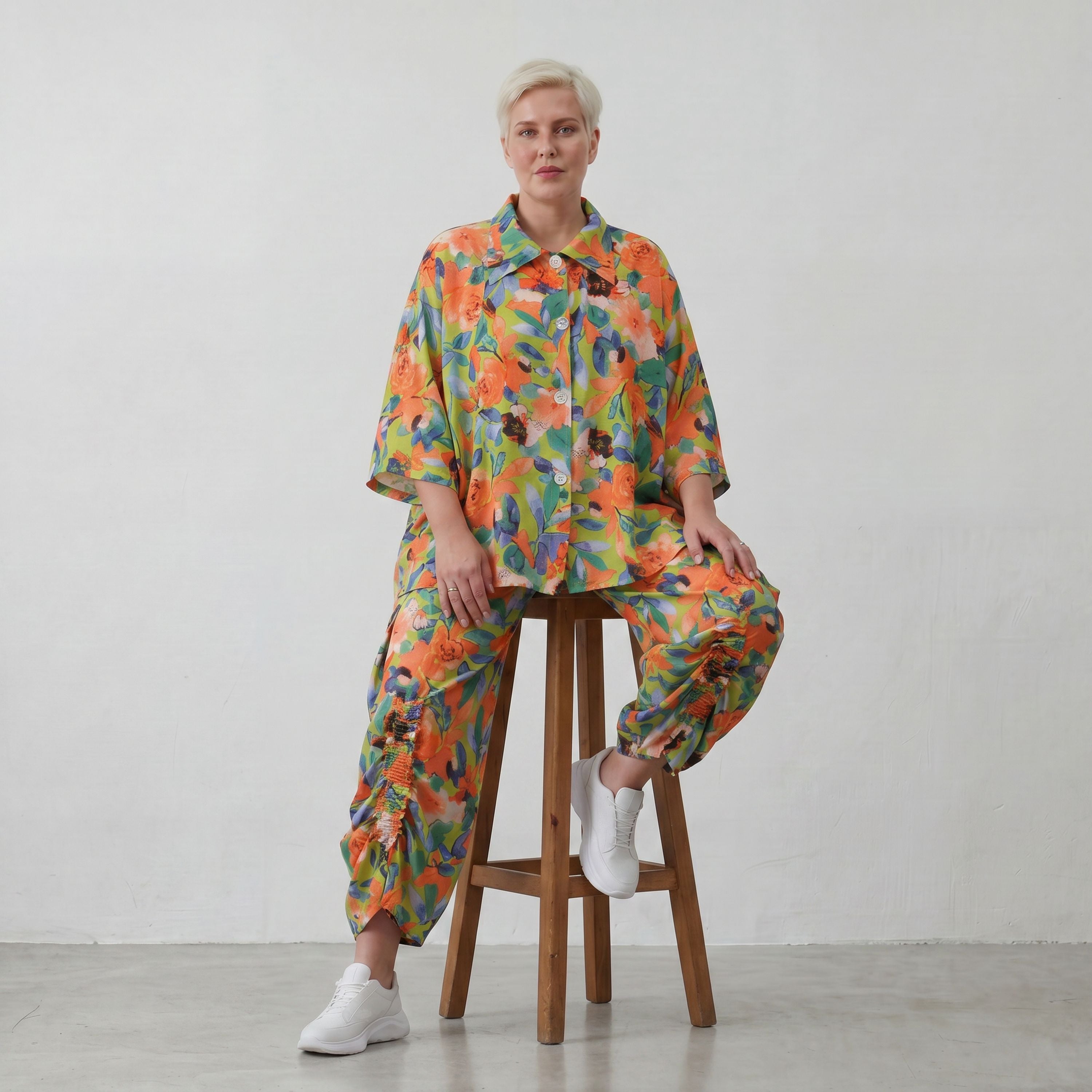 AKH Fashion · Bluse · Rayonia · 7092 · GreenOasis