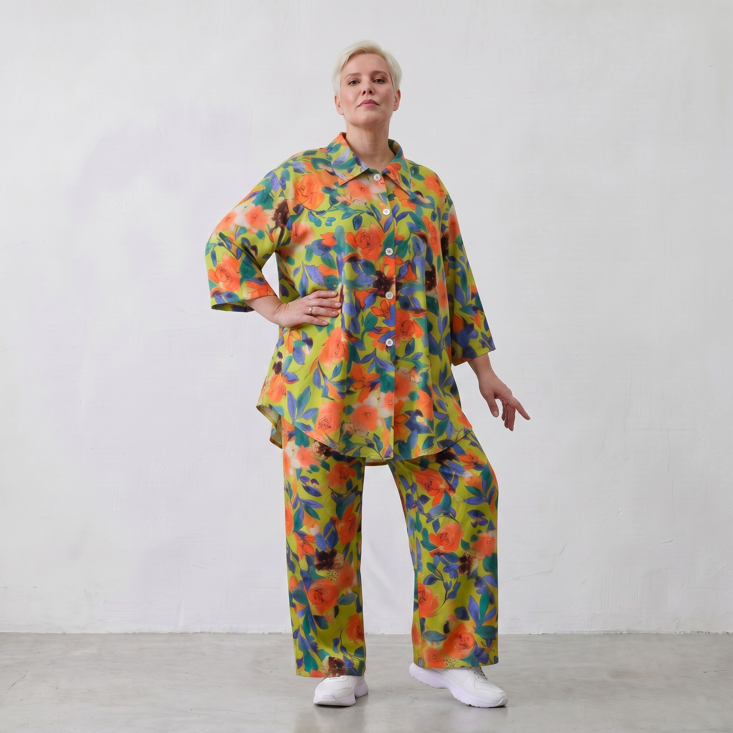 AKH Fashion · Bluse · Rayonia · 7261 · GreenOasis