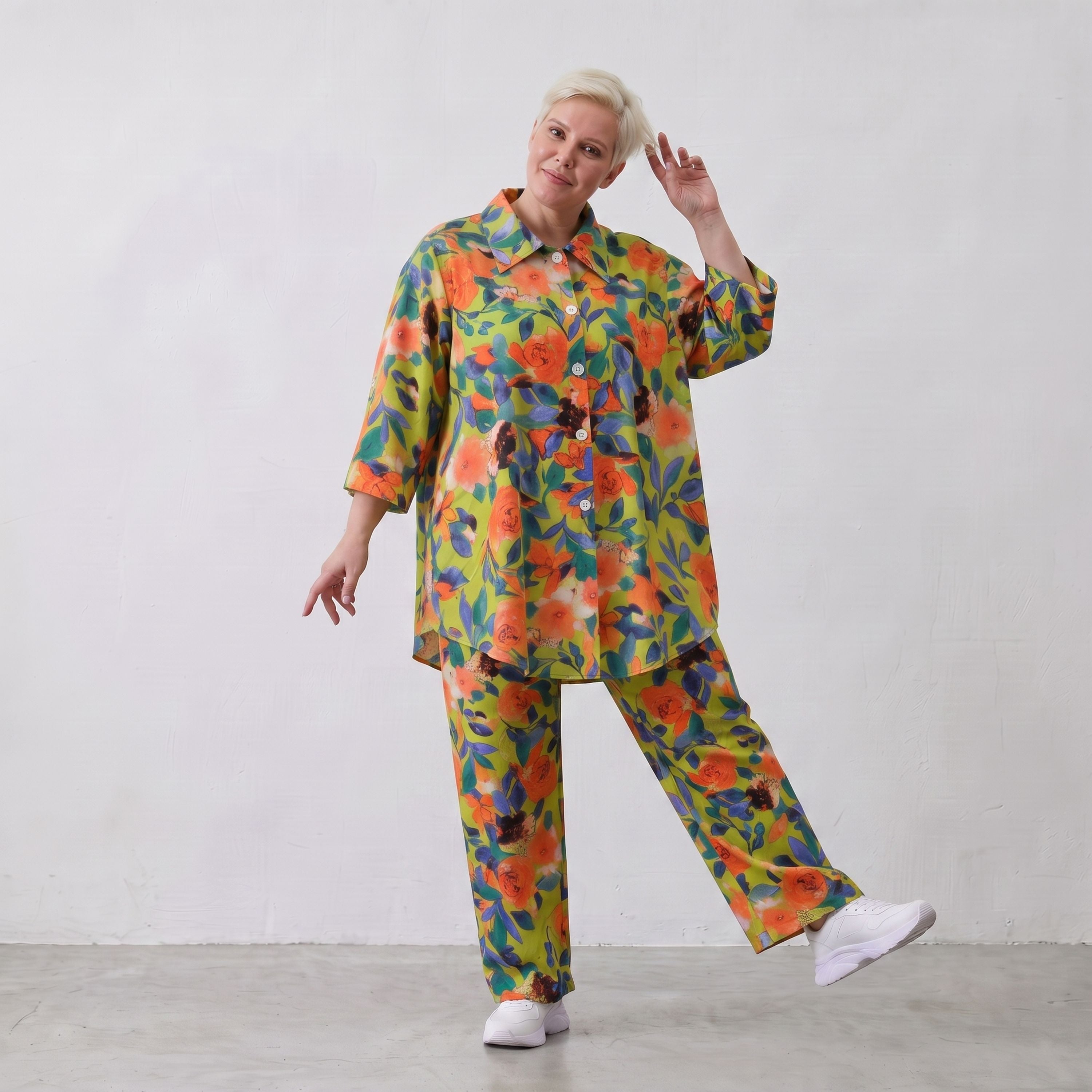 AKH Fashion · Bluse · Rayonia · 7261 · GreenOasis