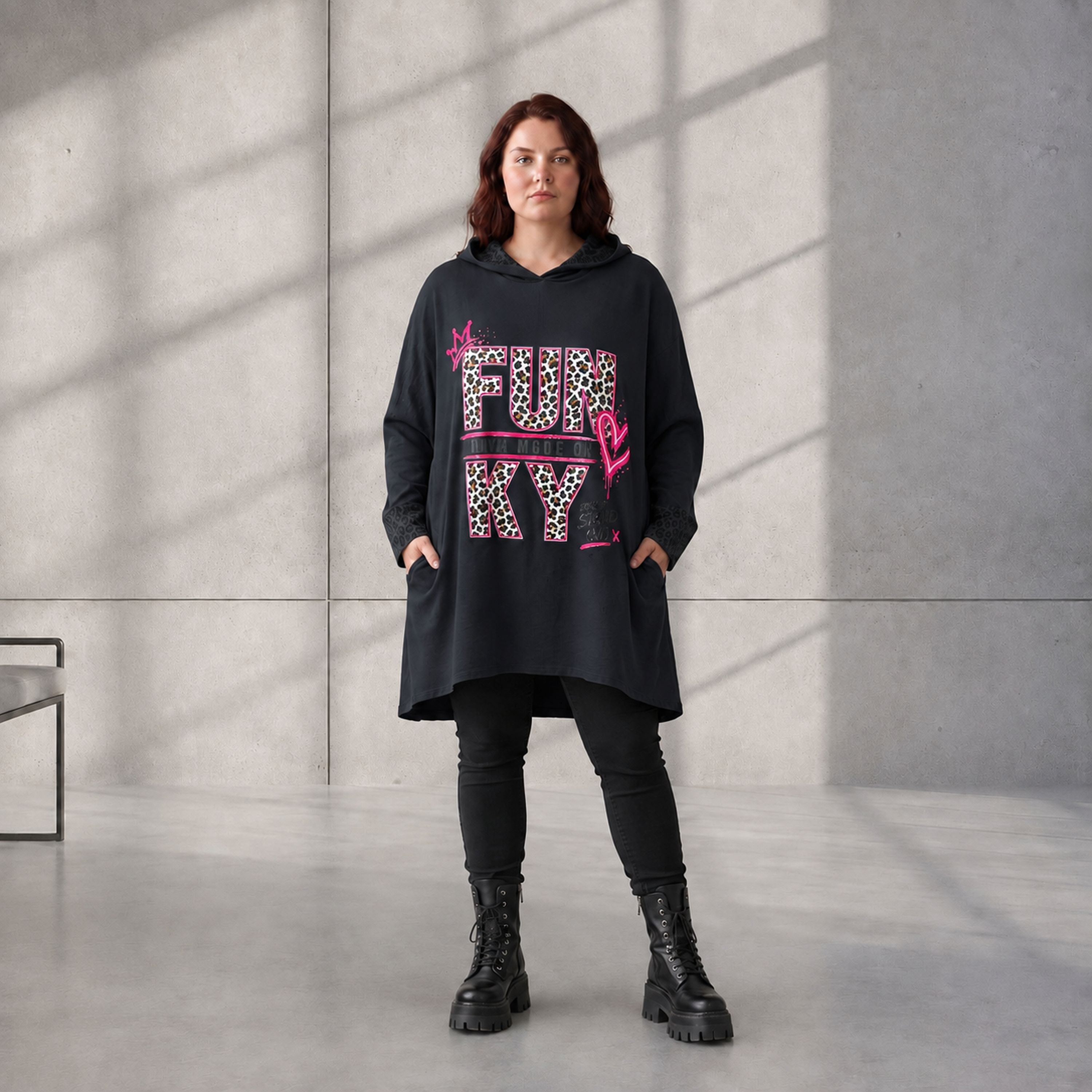 Funky Diva · Hoodie · RiskyDiva · KD533 · OldBlack