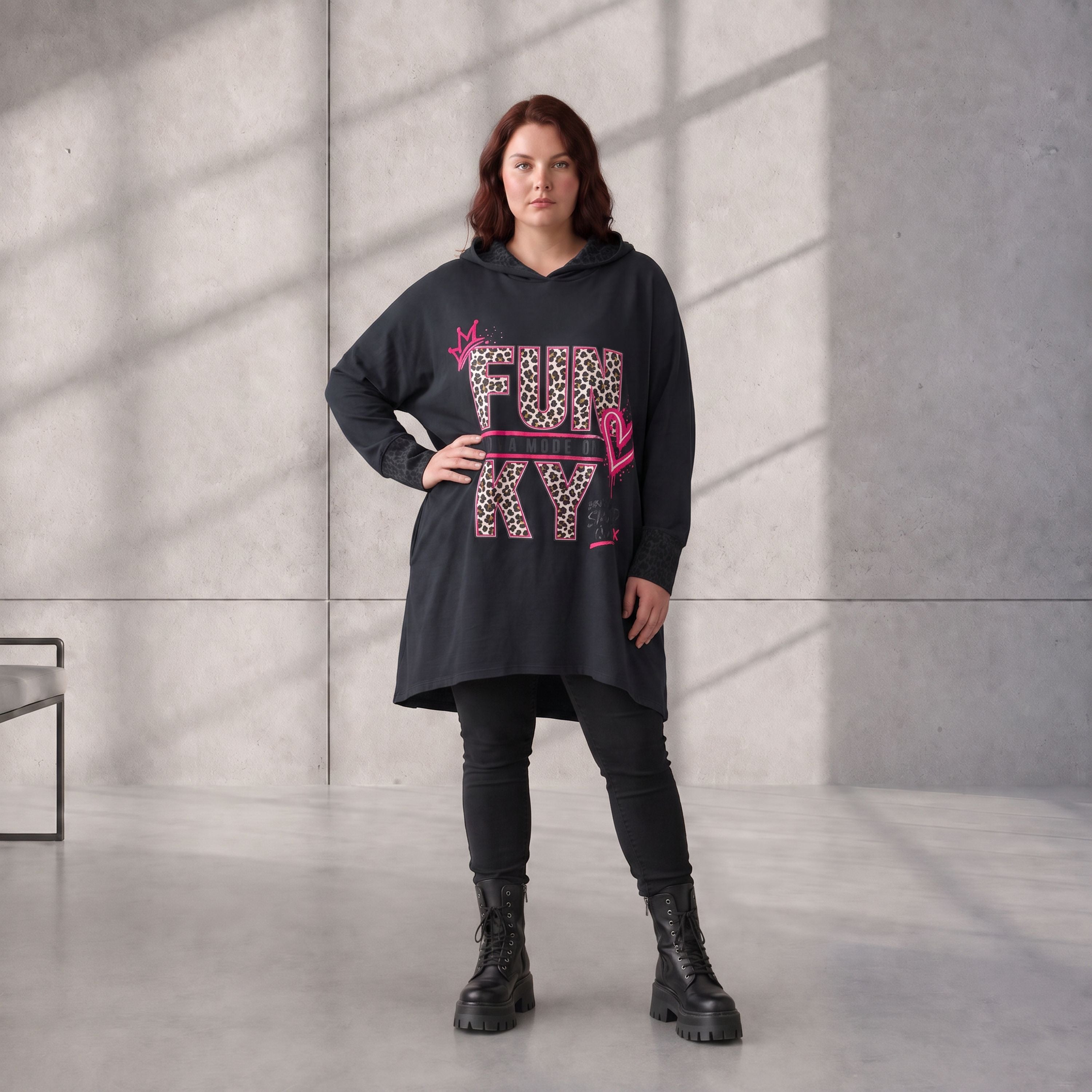 Funky Diva · Hoodie · RiskyDiva · KD533 · OldBlack