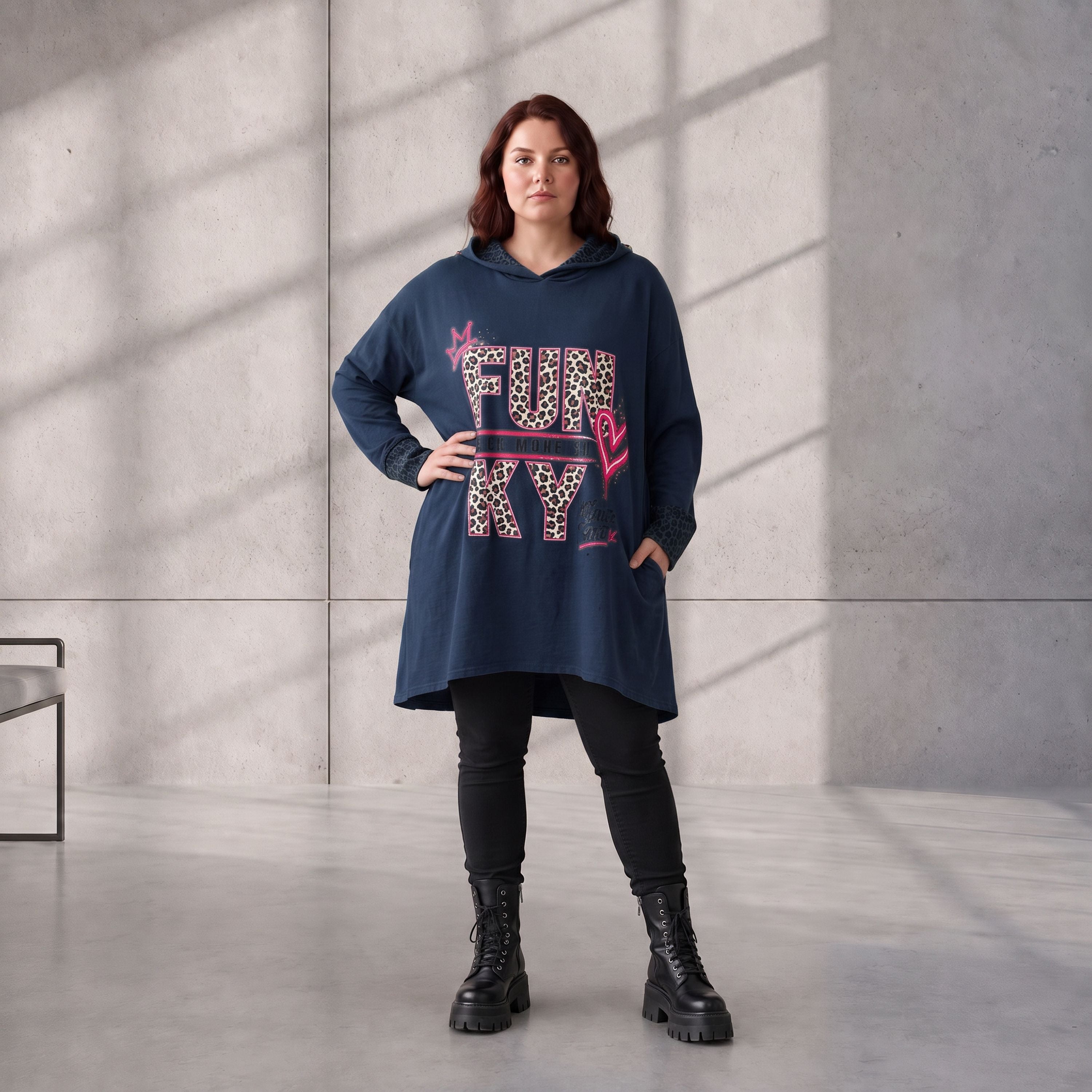Funky Diva · Hoodie · RiskyDiva · KD533 · OldBlue