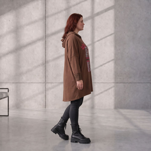Funky Diva · Hoodie · RiskyDiva · KD533 · OldBrown