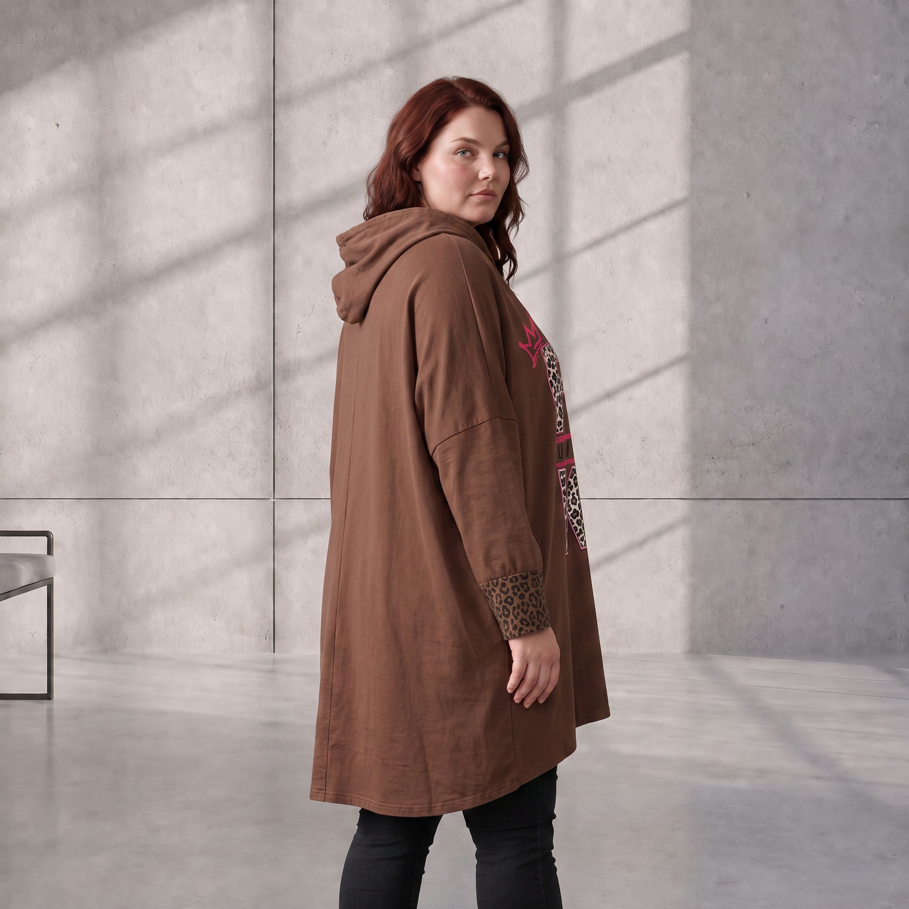 Funky Diva · Hoodie · RiskyDiva · KD533 · OldBrown