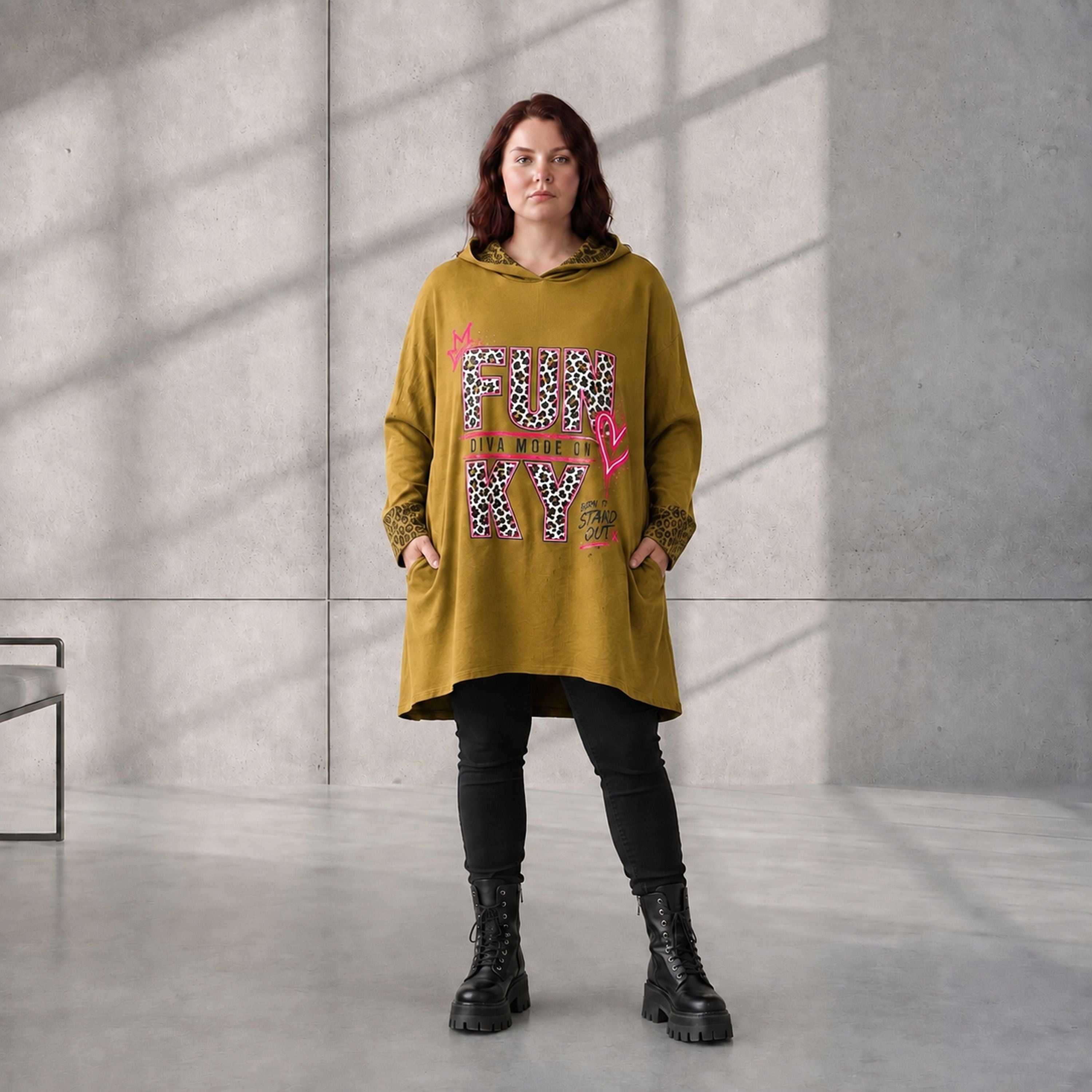 Funky Diva · Hoodie · RiskyDiva · KD533 · OldCamel