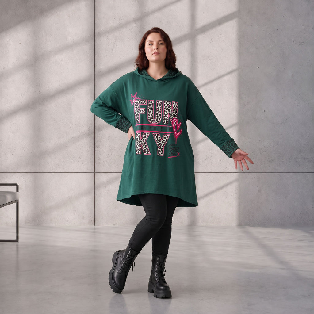 Funky Diva · Hoodie · RiskyDiva · KD533 · OldGreen