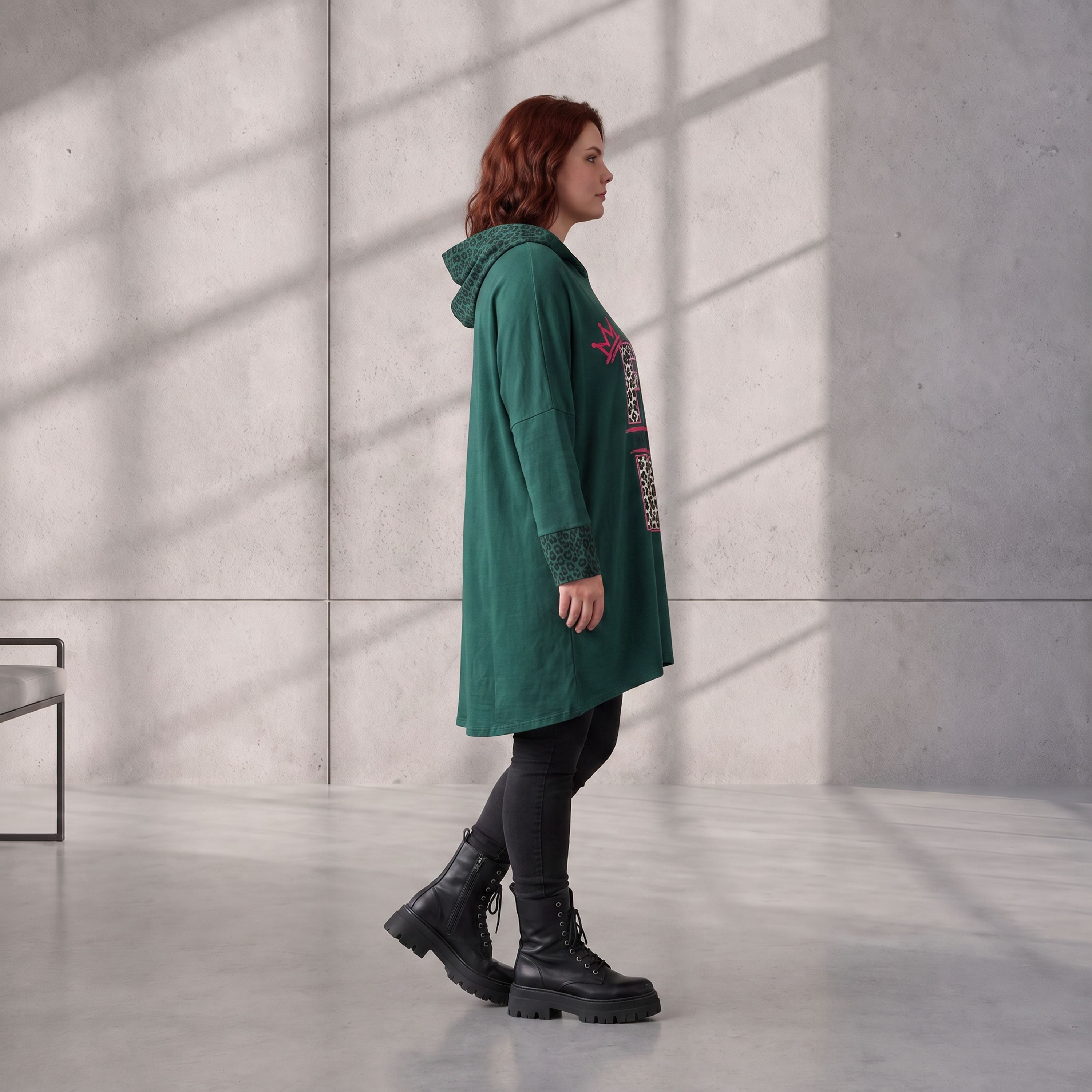 Funky Diva · Hoodie · RiskyDiva · KD533 · OldGreen