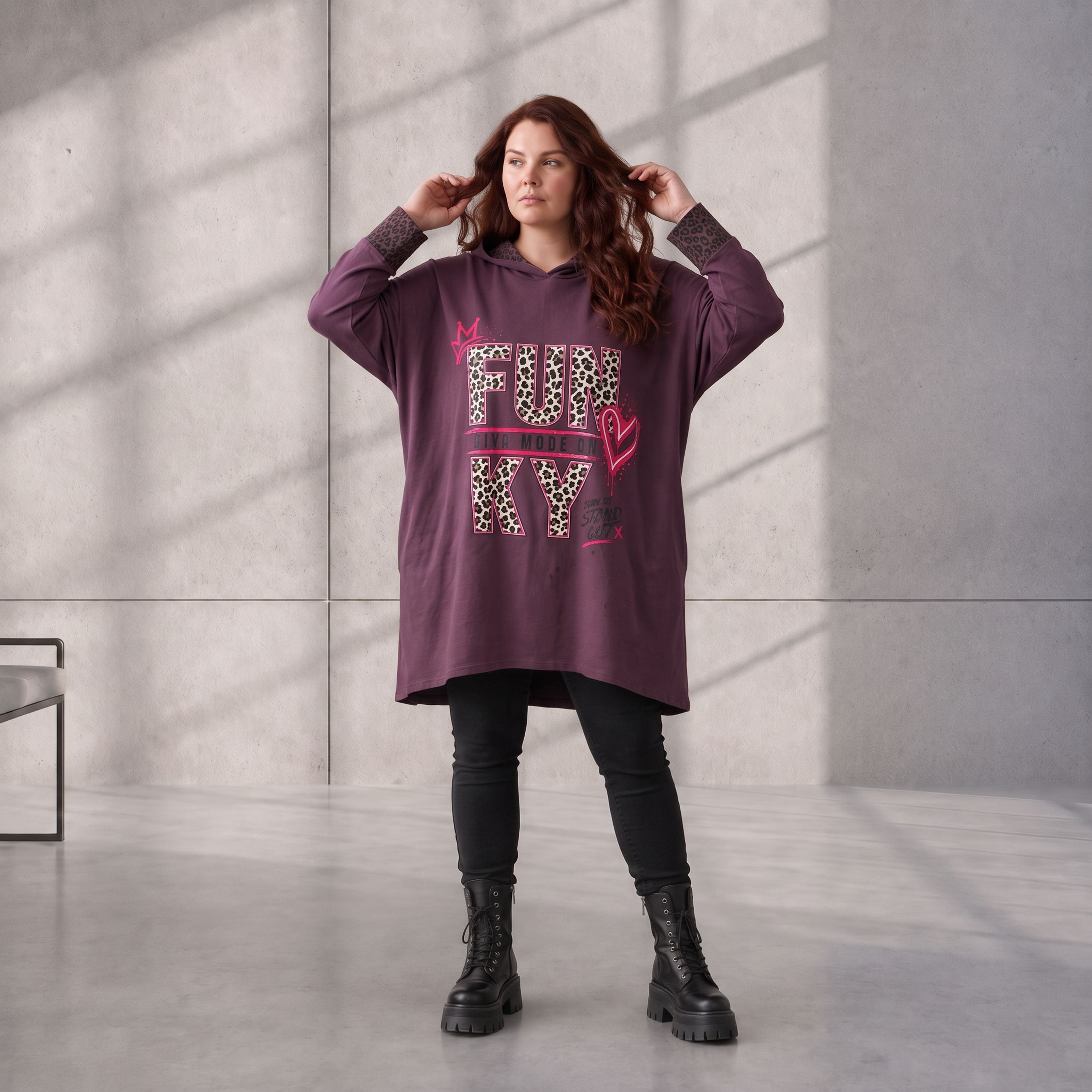 Funky Diva · Hoodie · RiskyDiva · KD533 · OldLilac