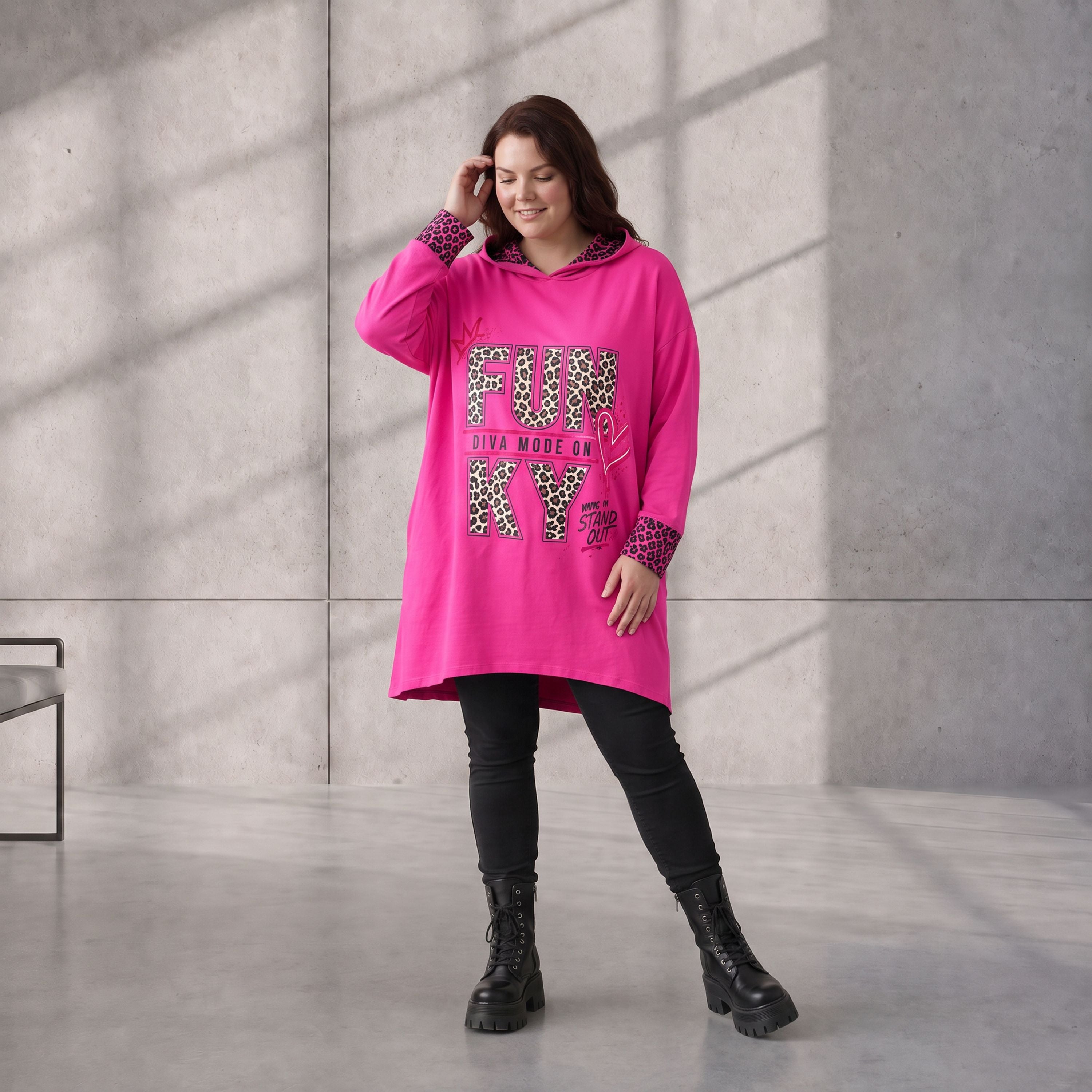 Funky Diva · Hoodie · RiskyDiva · KD533 · OldPink