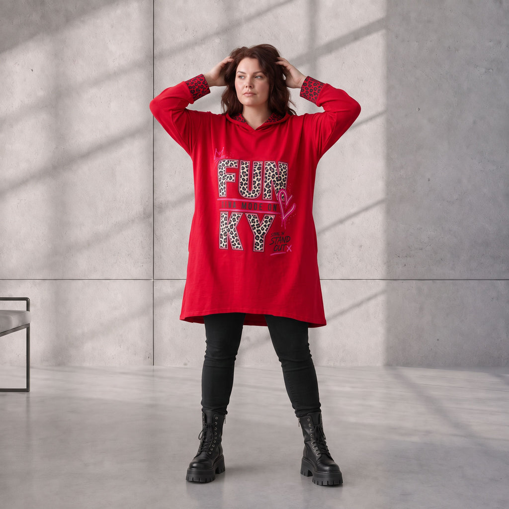 Funky Diva · Hoodie · RiskyDiva · KD533 · OldRed